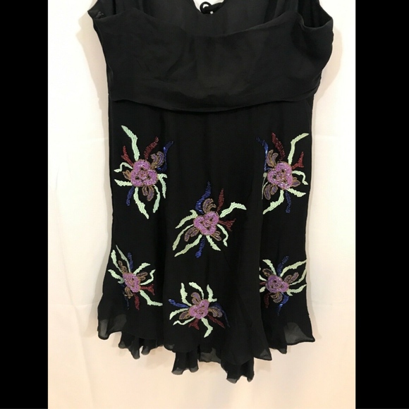 NWT $695 Cinq A Sept Porsca Embellished Silk Dress [SZ 4 ]‎ - Picture 6 of 8